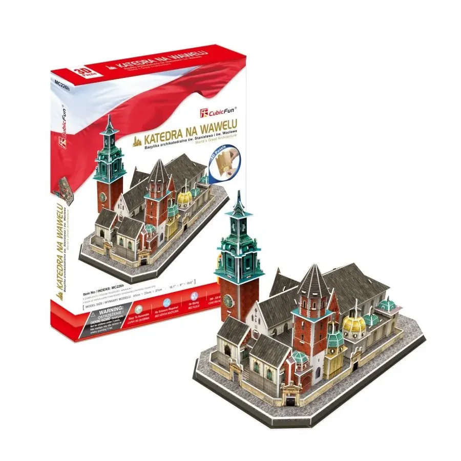 Puzzle 3D Katedra na Wawelu 101 elementów