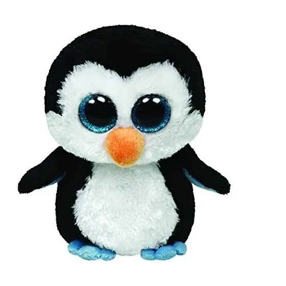 Maskotka TY Beanie Boos Waddles - Pingwin, 15 cm