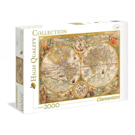 2000 Elementów Starożytna mapa