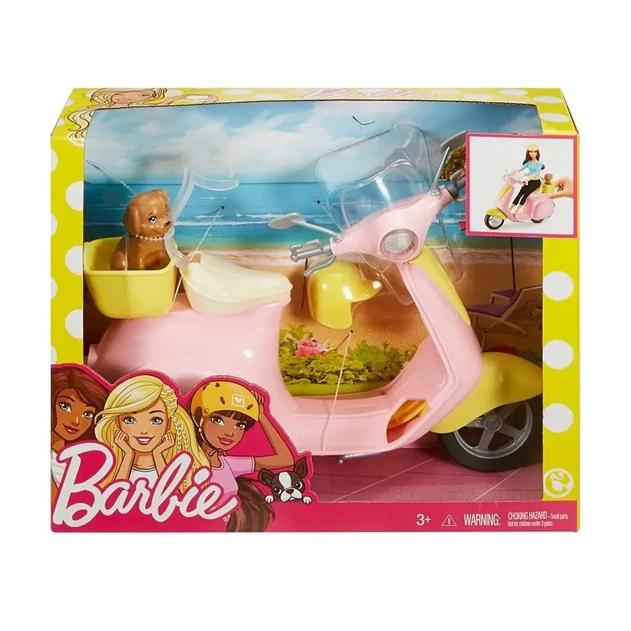 Barbie Skuter ze szczeniaczkiem