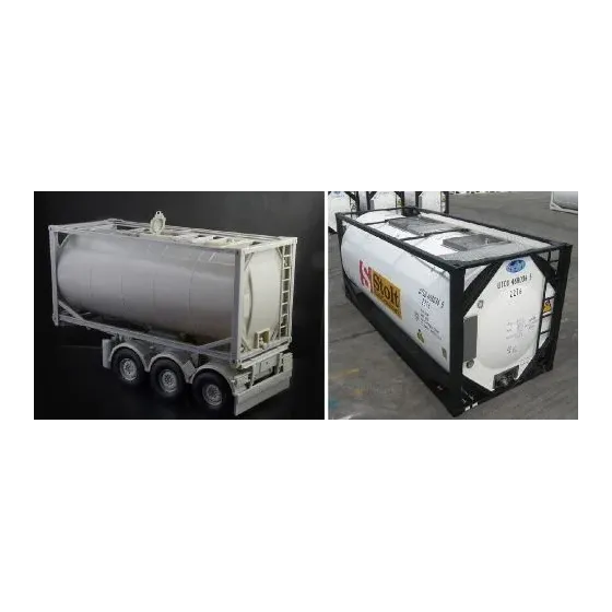 Model plastikowy Przyczepa ze zbiornikiem