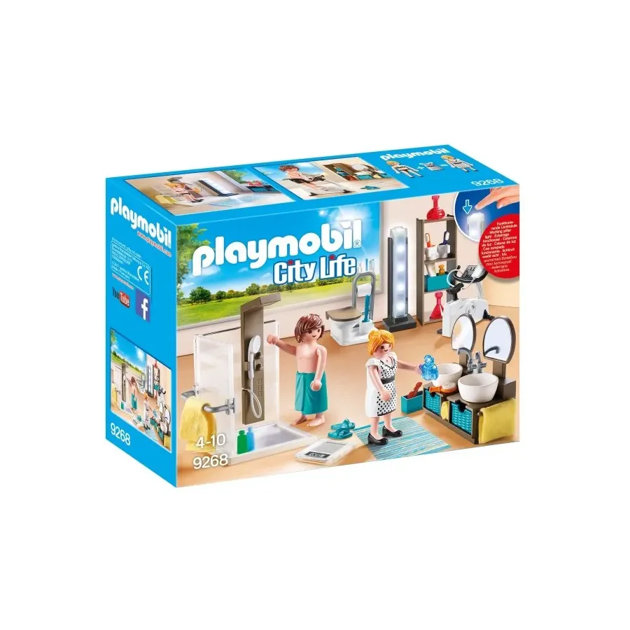 Zestaw z figurkami City Life 9268 Łazienka