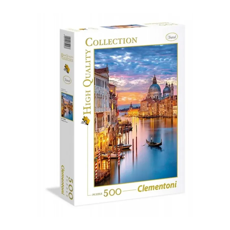 Puzzle 500 elementów High Quality - Oświetlona Wenecja