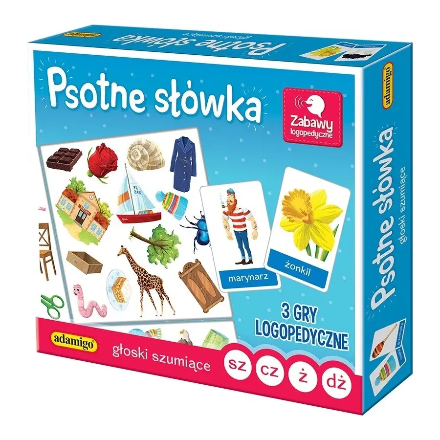 Gra Psotne słówka - Głoski szumiące