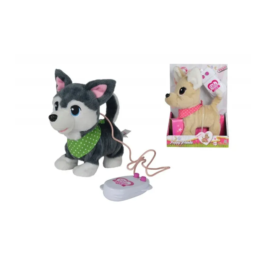 Maskotka Chi Chi Love Szczeniaczek sterowany na kabel, 2 rodzaje