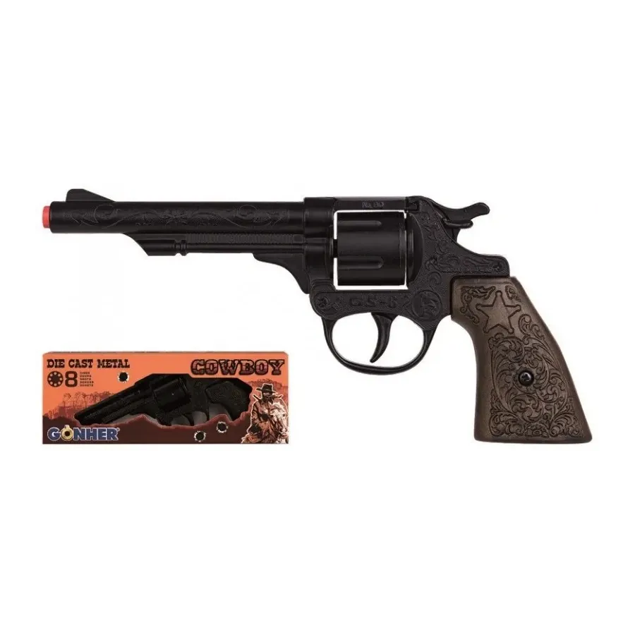 Metalowy rewolwer kowbojski GONHER 80/6
