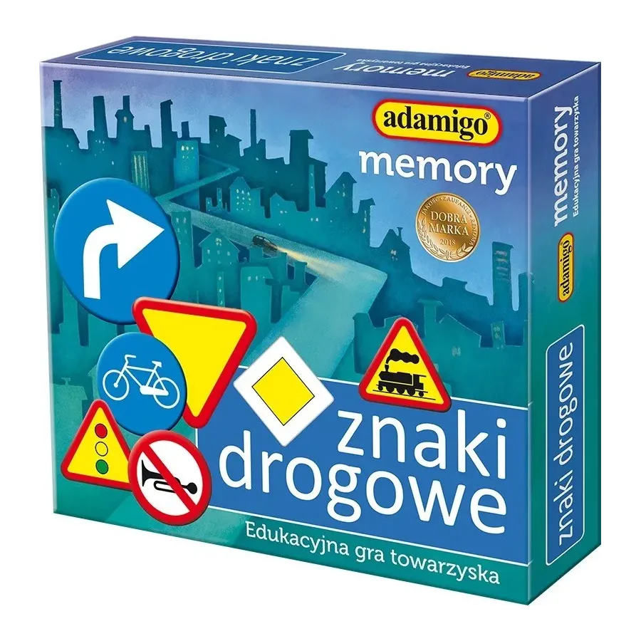 Gra memory Znaki drogowe