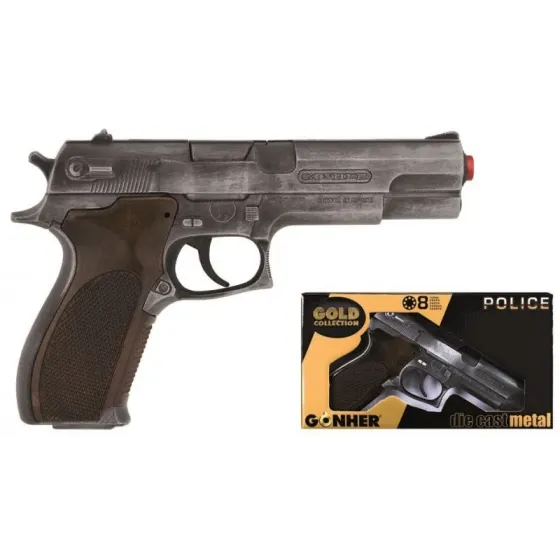 Pistolet policyjny metalowy GONHER 45/1