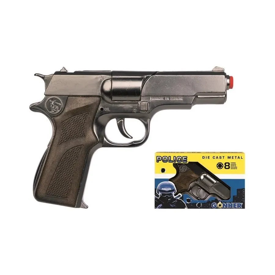 Pistolet policyjny metalowy GONHER 125/0