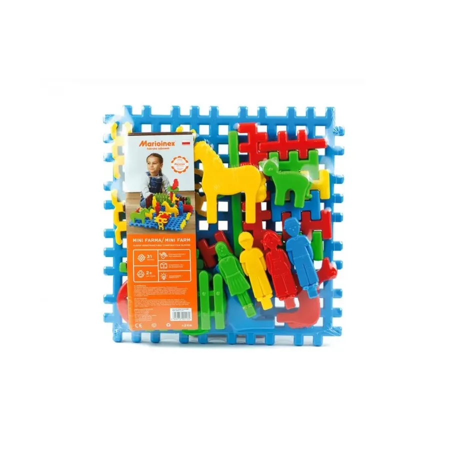 Klocki konstrukcyjne Mini Farma