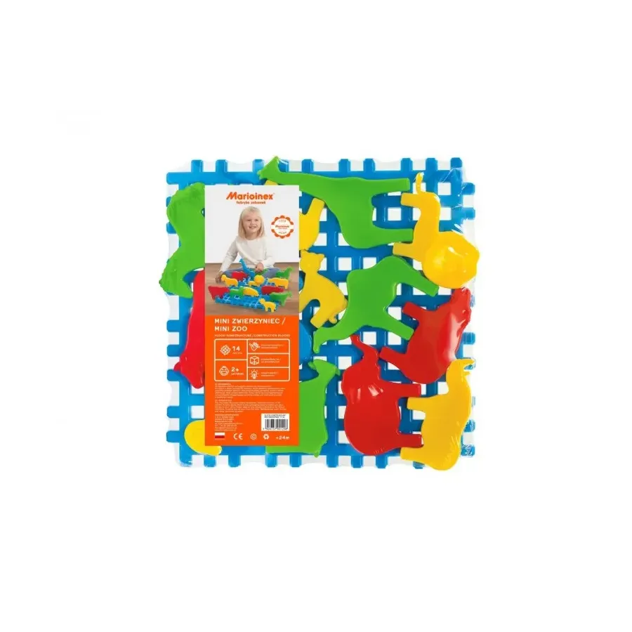 Klocki konstrukcyjne Mini Zoo