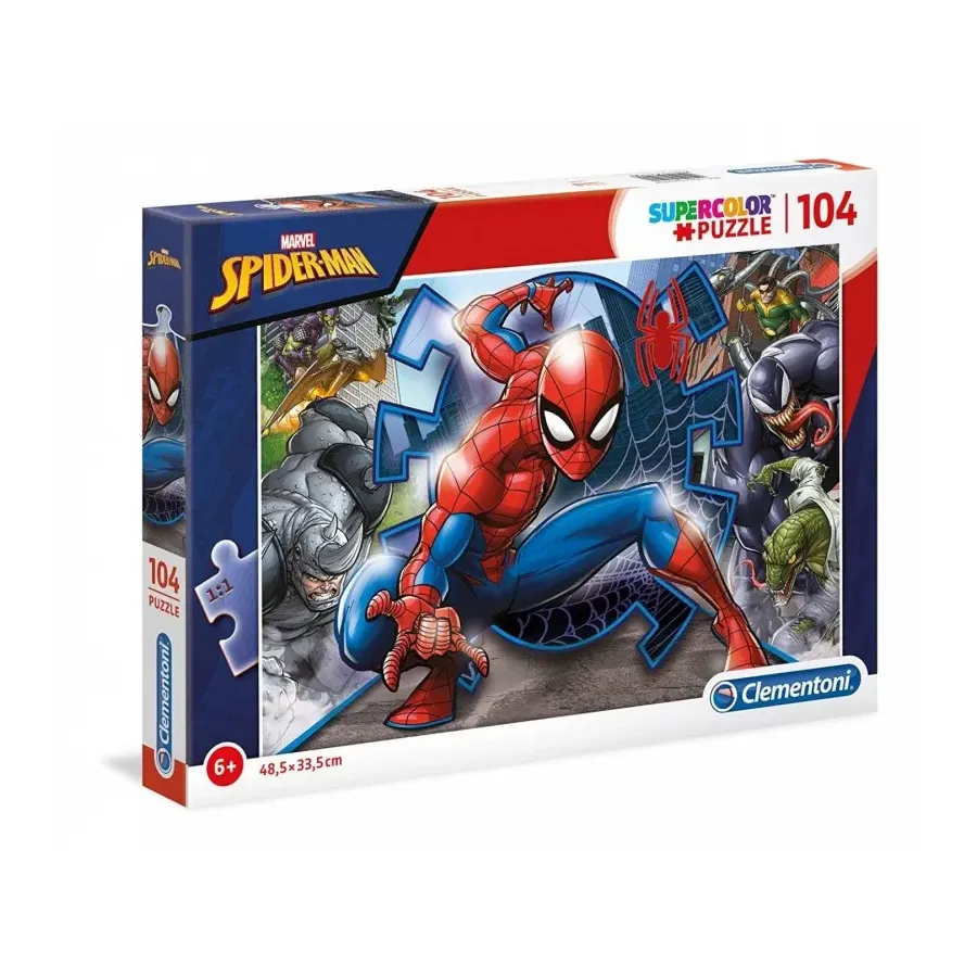 Puzzle 104 elementy Super Kolor - Spider-Man