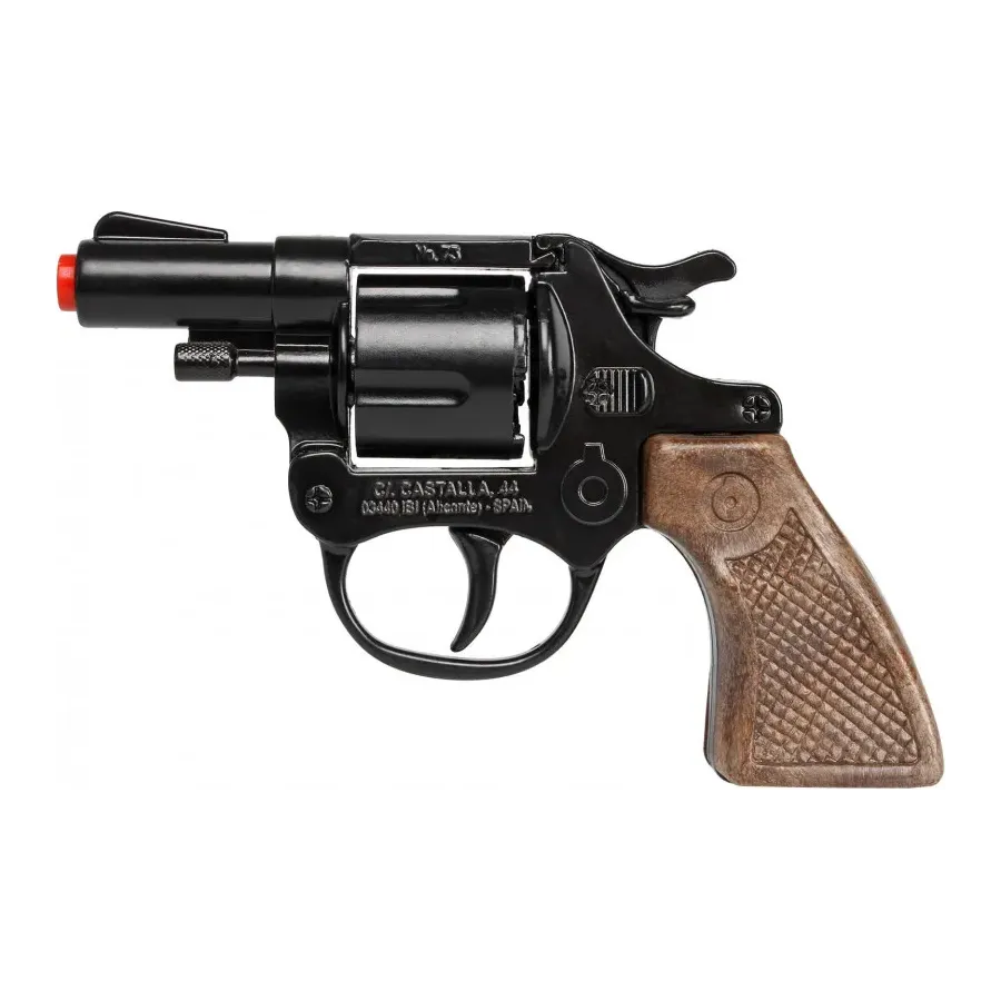 Gonher Mały metalowy rewolwer policyjny 73/6