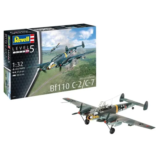 Model plastikowy Messerschmitt BF-110-C7