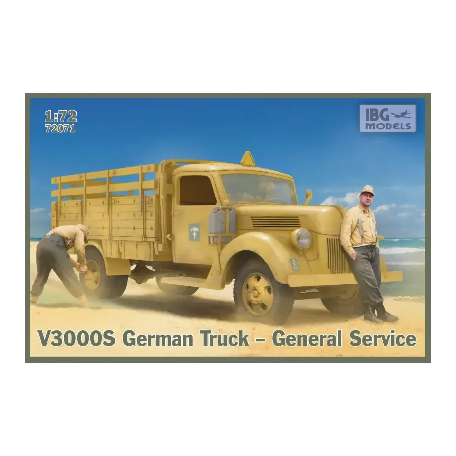 Model plastikowy Niemiecka ciężarówka General service V3000 S