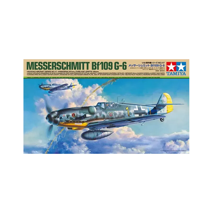 Model plastikowy Samolot Messerschmitt BF 109G-6
