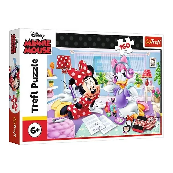 Puzzle 160 elementów - Disney Minnie, Dzień z przyjaciółmi