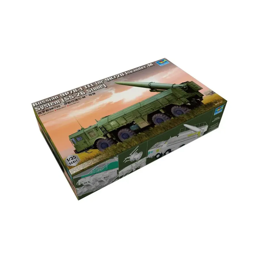 Model plastikowy rosyjski 9P78-1 TEL do systemu 9K720 Iskander-M