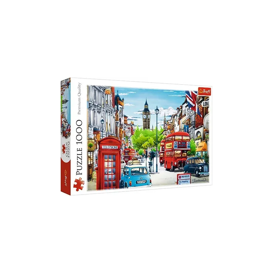 Puzzle 1000 elementów - Ulica Londynu