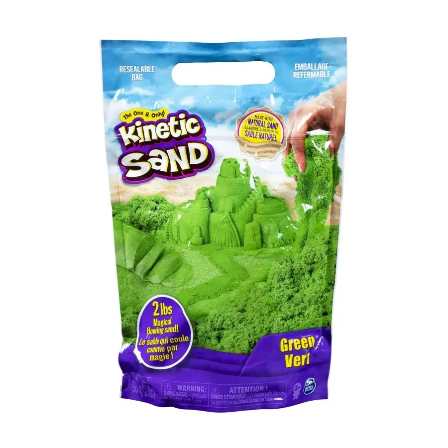 Piasek kinetyczny KINETIC SAND żywe kolory zielony