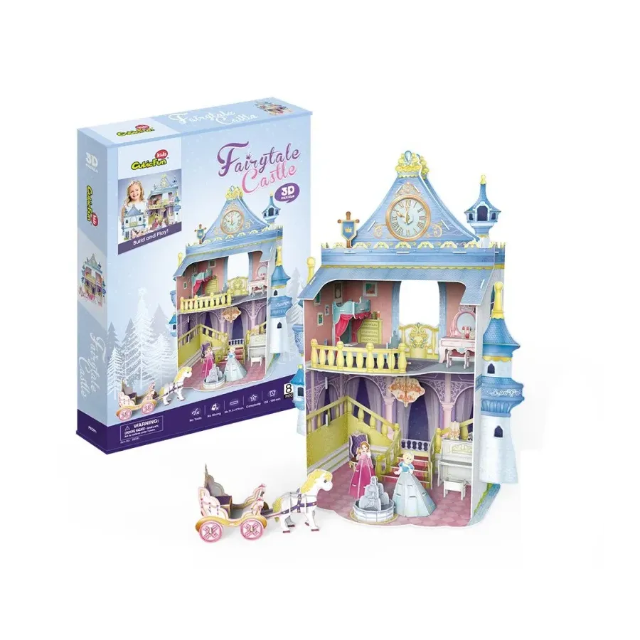 Puzzle 3D Domek dla lalek Fairytale Cast