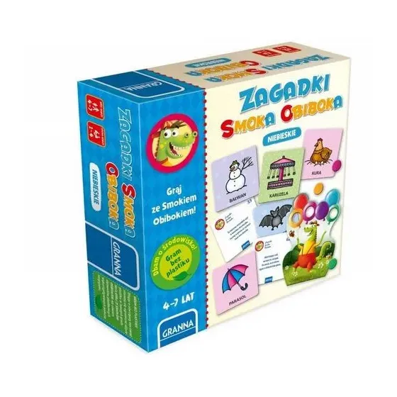 Gra Zagadki smoka Obiboka niebieskie