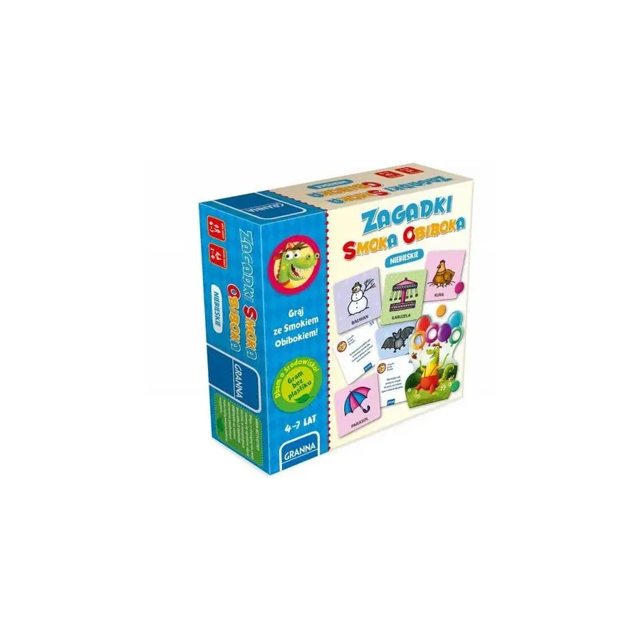 Gra Zagadki smoka Obiboka niebieskie