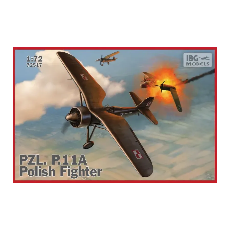 Model plastikowy PZL P.11a