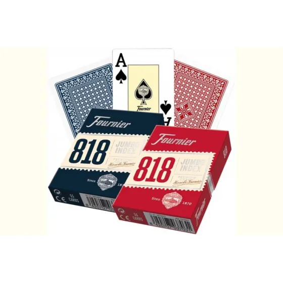 Karty 818 - Red/Blue (2 Jumbo Index)