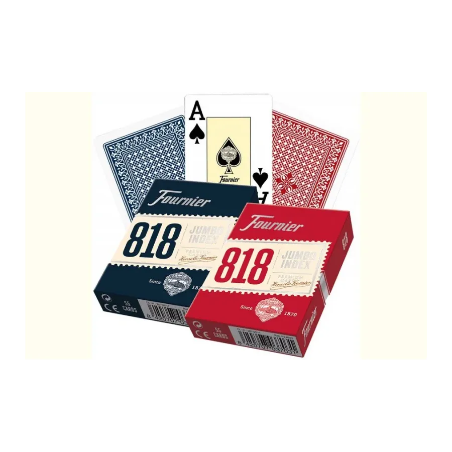 Karty 818 - Red/Blue (2 Jumbo Index)