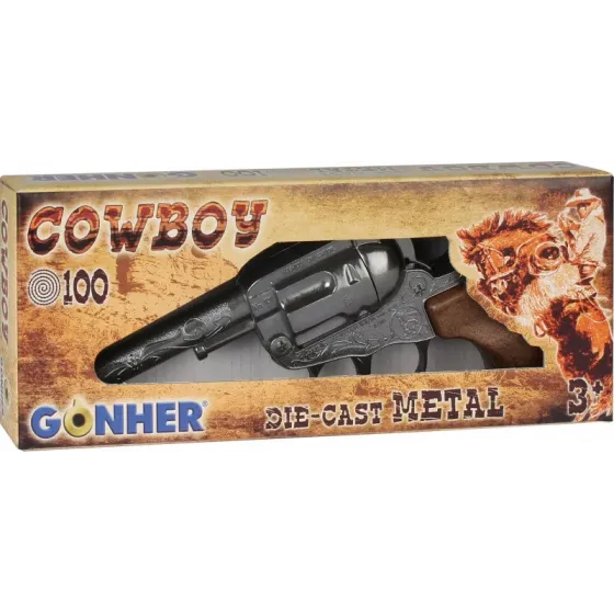 Rewolwer kowbojski metalowy Gonher