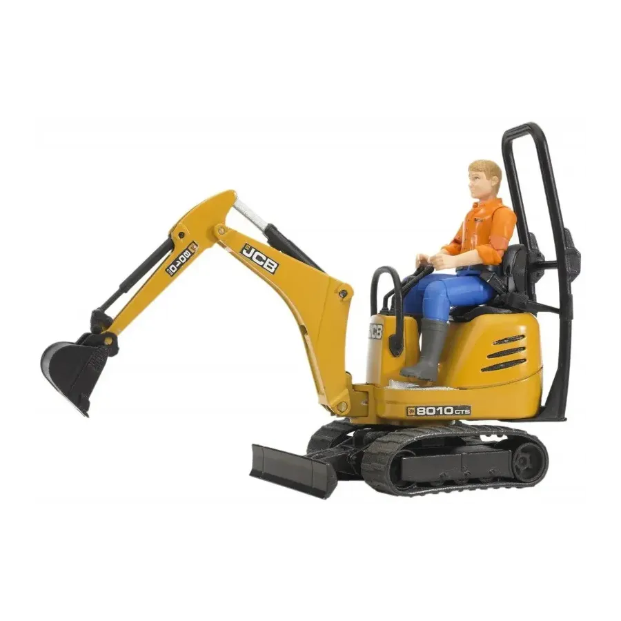 Mikrokoparka JCB 8010 CTS z figurką