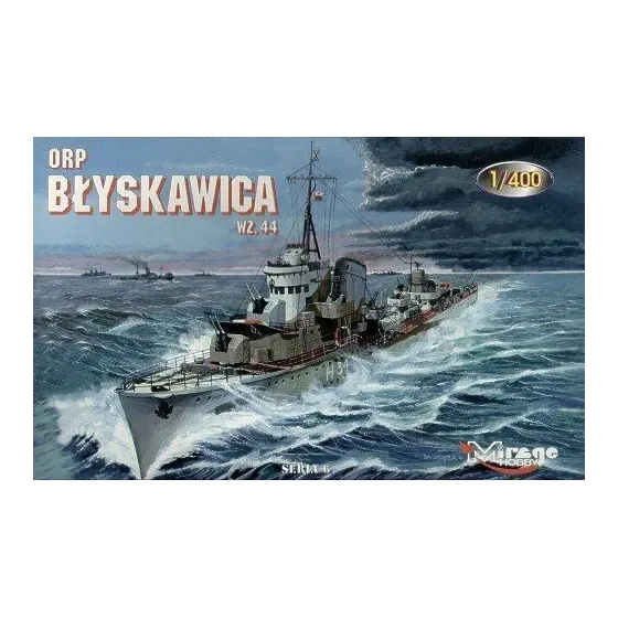 Model plastikowy ORP Błyskawica wz.44