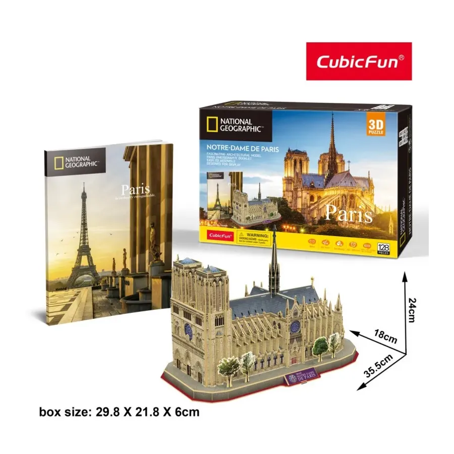 Puzzle 3D Notre Dame National Geographic