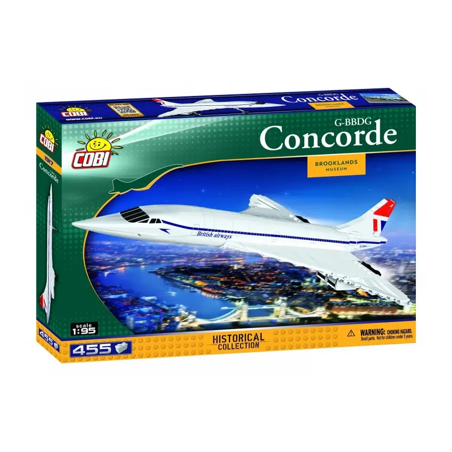 Cobi 1917 klocki Action Town Concorde G-B BDG