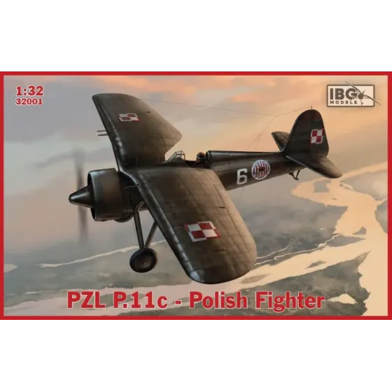 Plastikowy model do sklejania PZL P.11c Polish Fighter 1/32