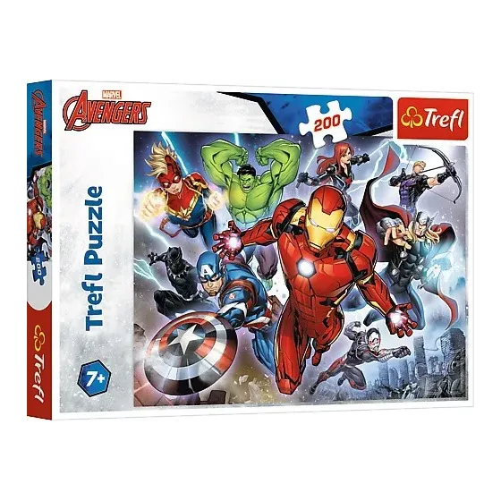 Puzzle 200 elementów Waleczni Avengersi