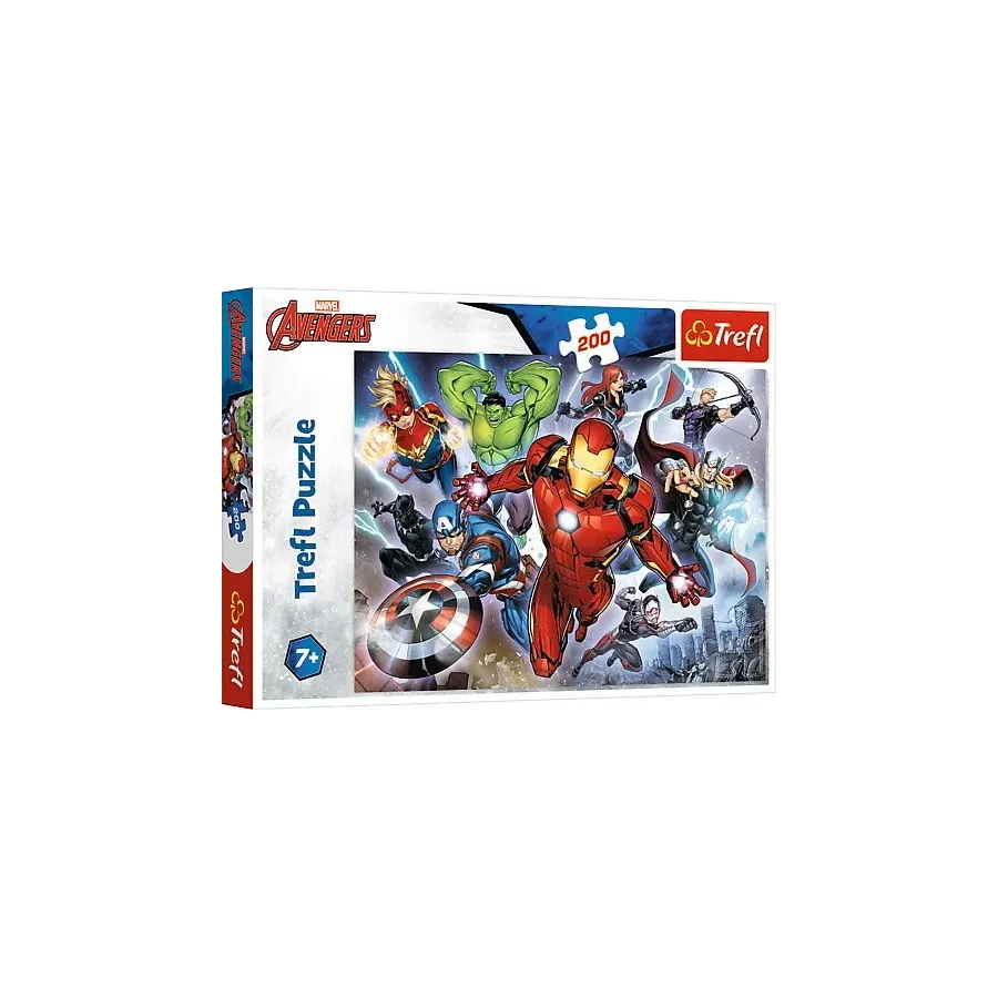 Puzzle 200 elementów Waleczni Avengersi
