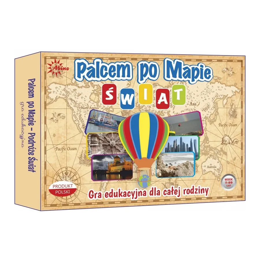 Gra Palcem po mapie - Świat