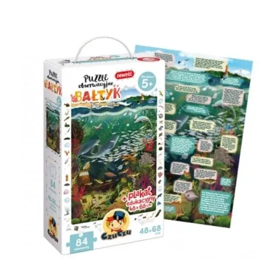 Puzzle 84 elementy obserwacyjne bałtyk
