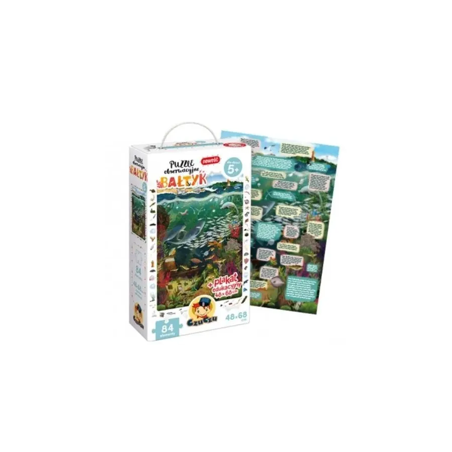 Puzzle 84 elementy obserwacyjne bałtyk