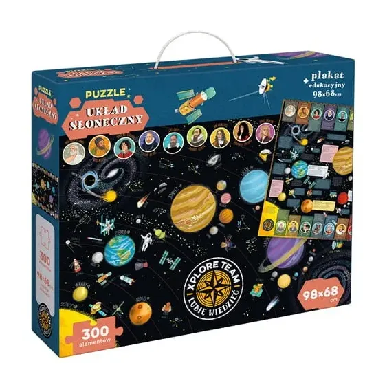 Puzzle 300 elementów Układ słoneczny Xplore Team