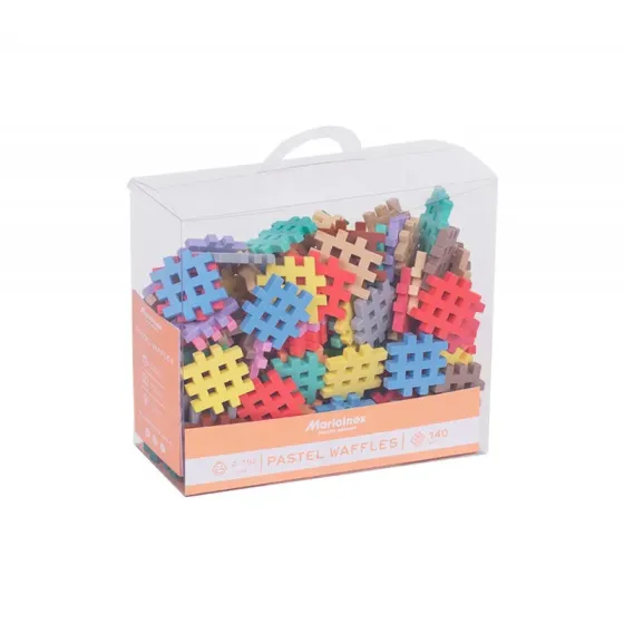 Klocki Waffle Mini Pastel 140 elementów
