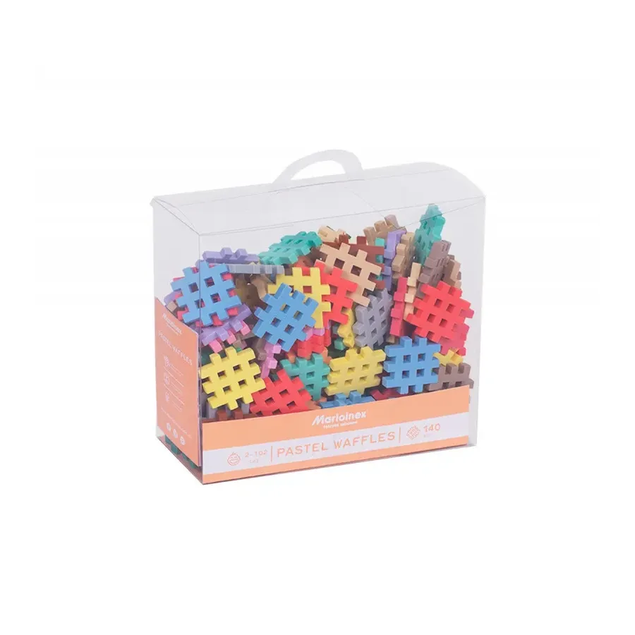 Klocki Waffle Mini Pastel 140 elementów