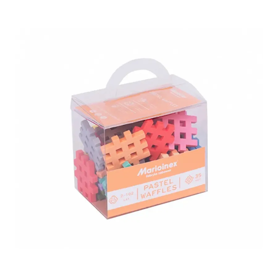 Klocki Waffle Mini Pastel 35 elementów