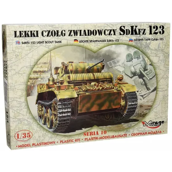 Model do sklejania Lekki czołg zwiadowczy SDKFZ 123