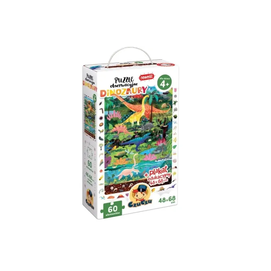 Puzzle obserwacyjne Dinozaury