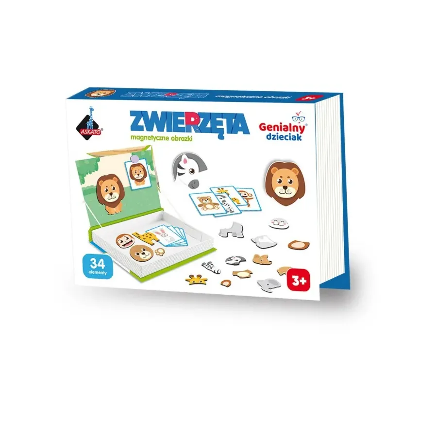 Układanka magnetyczna - Zwierzęta
