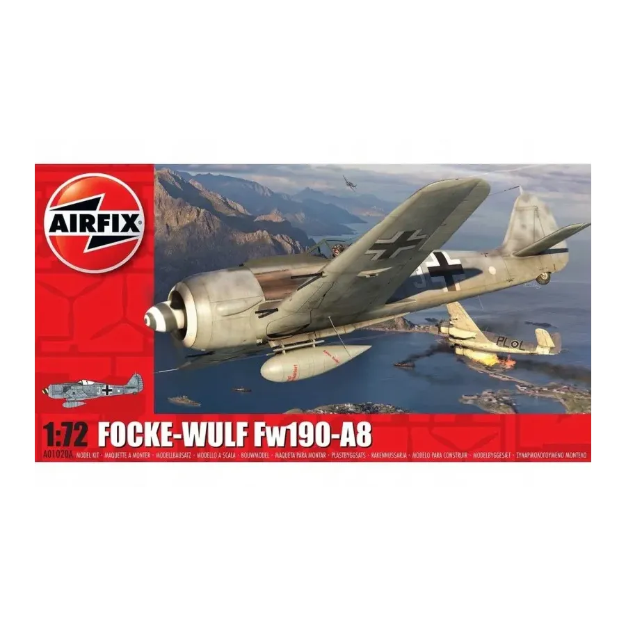 Model do sklejania Focke Wulf Fw190A 8