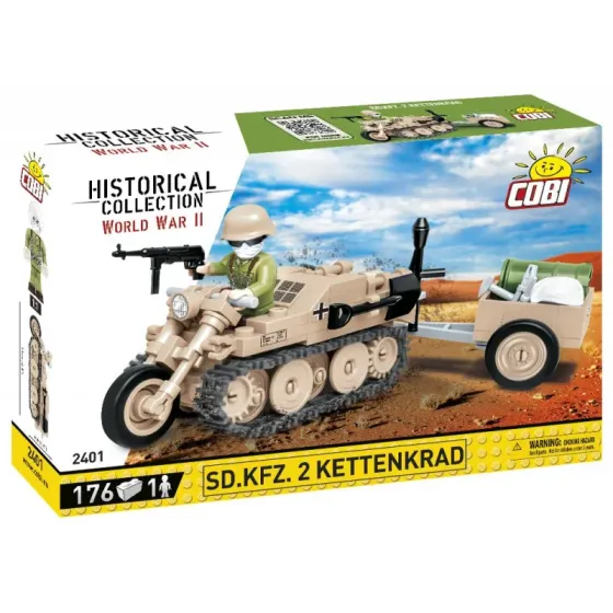 Klocki Historical Collection WWII SD.KFZ.2 Kettenkrad HK-101